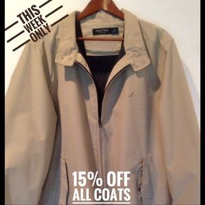 This is an XL Nautica jacket. Classic men’s coat